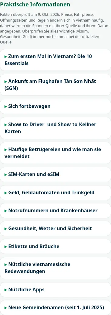 ASCON Guide App: praktische Infos und Notfallhilfe für Ho-Chi-Minh-Stadt